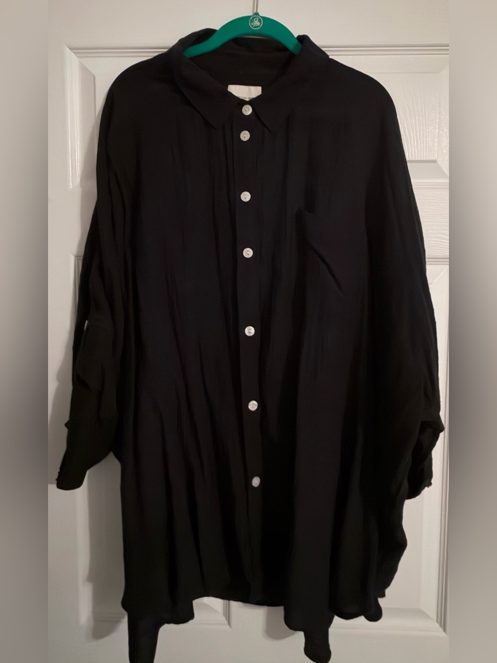 Oversized button up